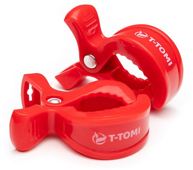 T-TOMI klip 2 ks, Red