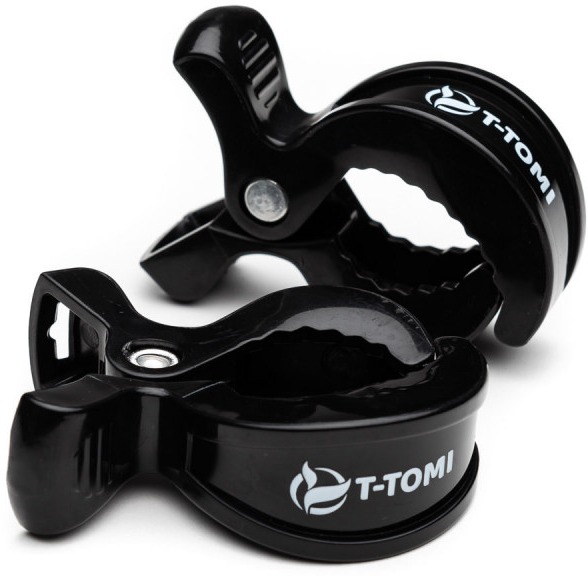 T-TOMI klip 2 ks, Black