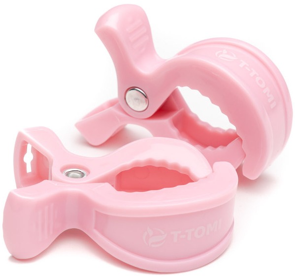 T-TOMI klip 2 ks, Pastel Pink
