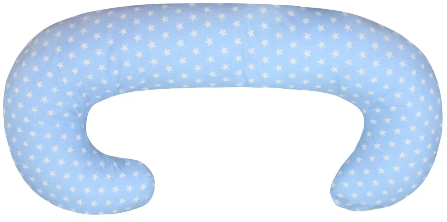 SCAMP Polštář ve tvaru C Blue Stars