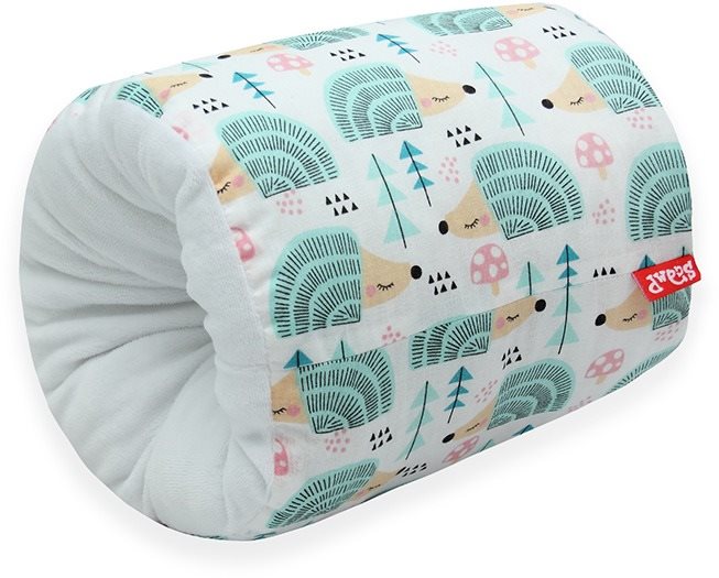 SCAMP Kojící polštář na ruku Hedgehog Green White