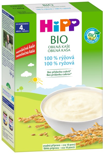 HiPP BIO Obilná kaše 100% rýžová 200 g
