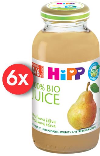 HiPP BIO Hrušková šťáva 6× 200 ml