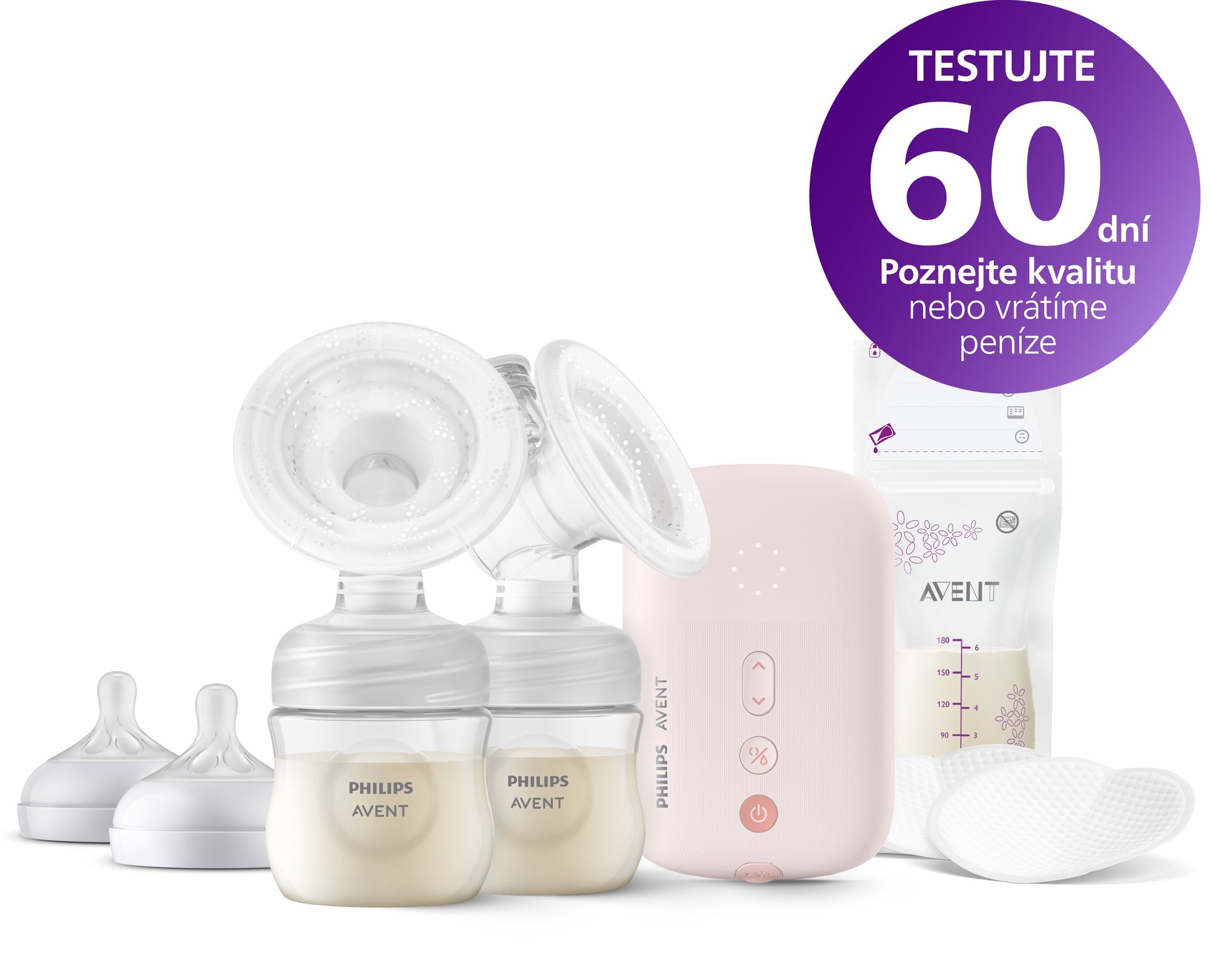 Philips AVENT elektrická odsávačka DUO SCF397/31