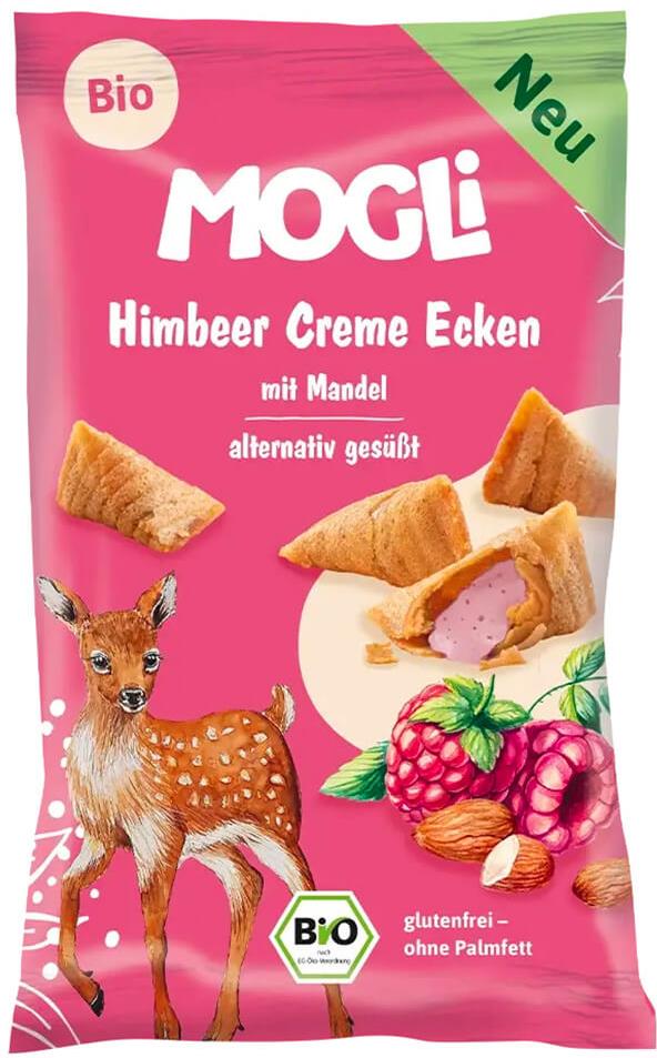 MOGLi BIO plněné malinové taštičky 30 g