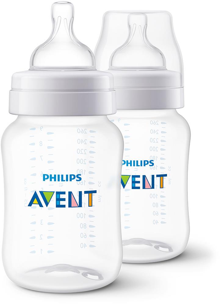 Philips AVENT SCY103/02 Láhev Anti-colic, 260ml, 1m+, 2 ks