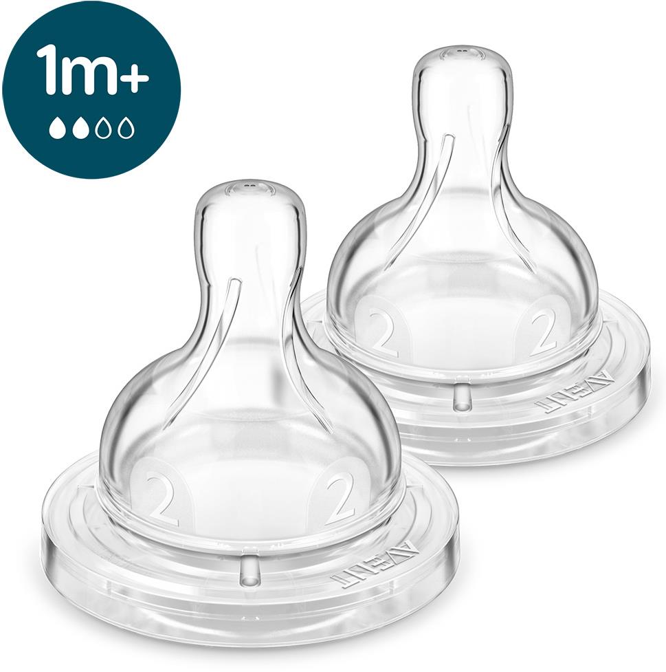 Philips AVENT SCY762/02 Savička Anti-colic, pomalý průtok 1m+, 2 ks