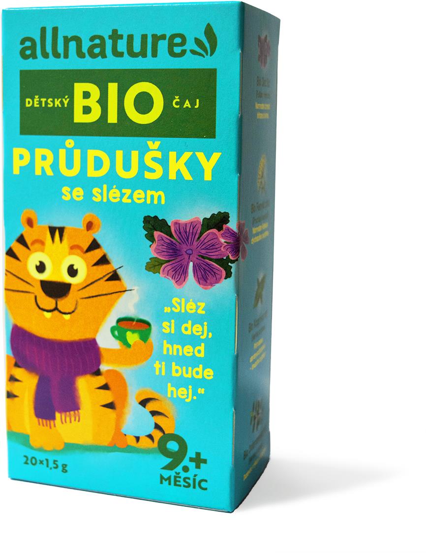 Allnature BIO Průdušky se slézem 20× 1,5 g
