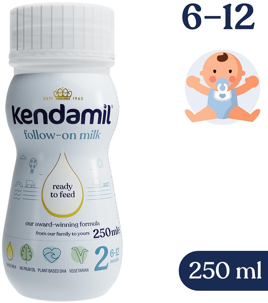 Kendamil Tekuté pokračovací mléko 2 (250 ml)