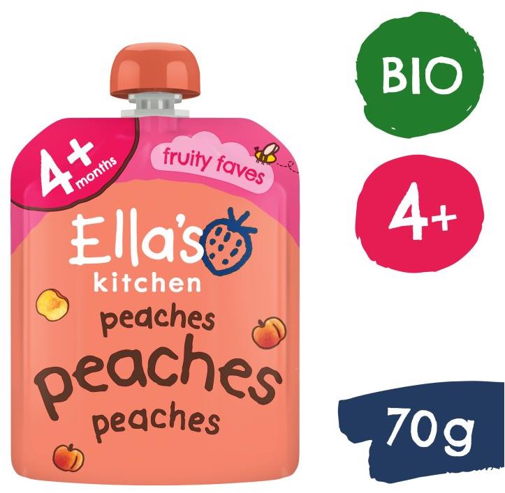 Ella's Kitchen BIO Broskvová svačinka 70 g