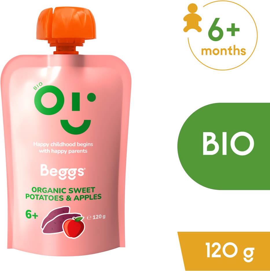 Beggs BIO Batáty a jablka 120 g