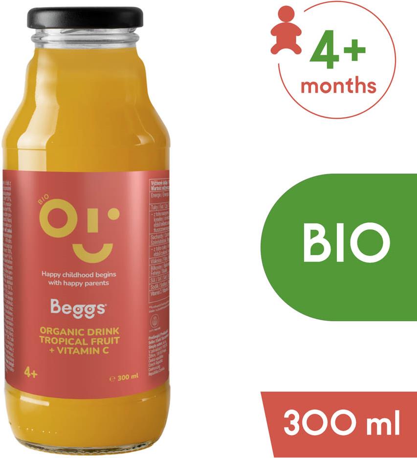 Beggs BIO Nápoj tropické ovoce 300 ml