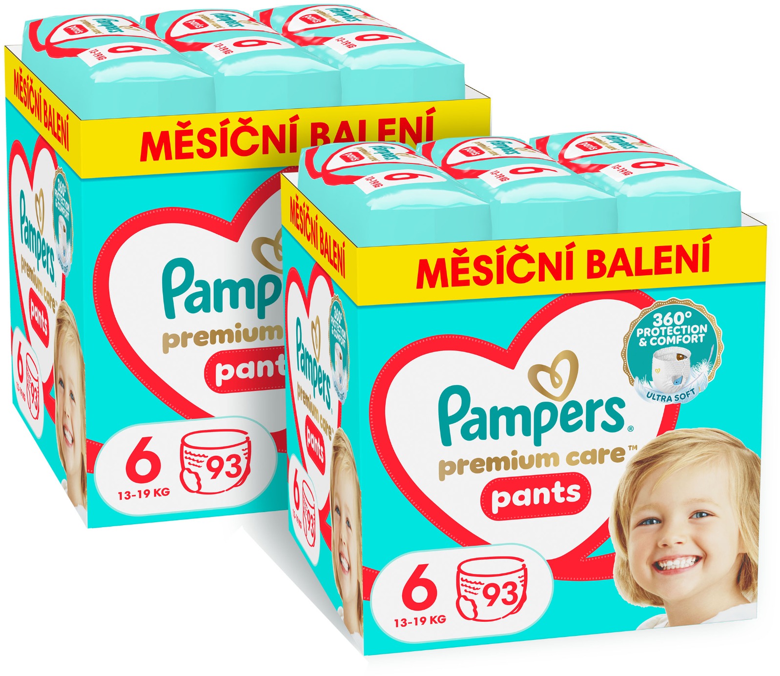 PAMPERS Premium Care Pants vel. 6 (186 ks)