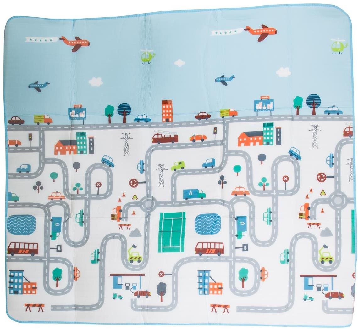 Sun baby Hrací podložka pěnová ulice 180×200 cm