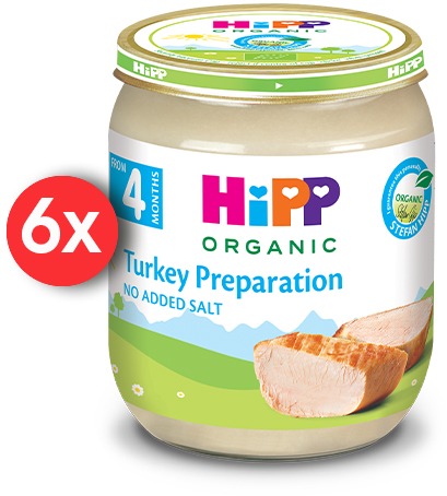 HiPP BIO Krůtí maso 6× 125 g