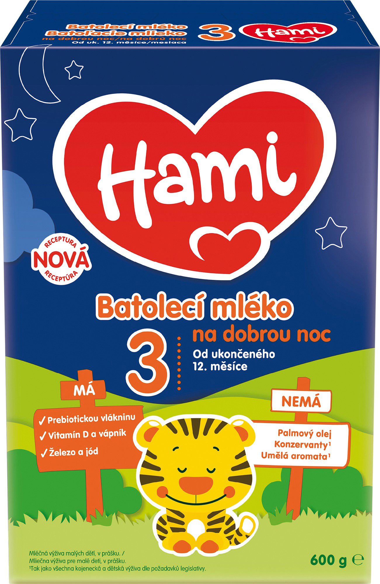 Hami 3 batolecí mléko na dobrou noc 600 g