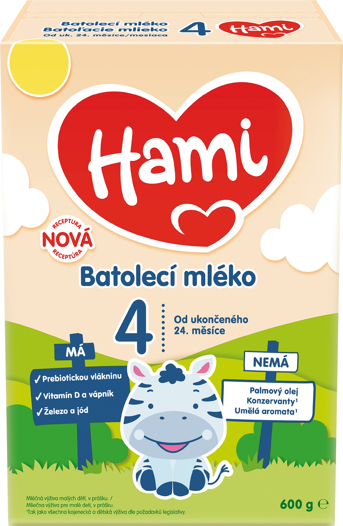 Hami 4 Batolecí mléko 24m+ 600 g