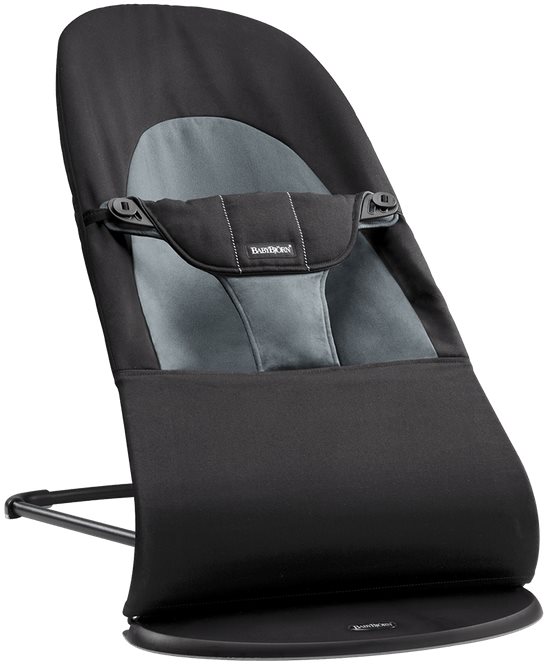 Babybjörn Bouncer Balance Soft Black Dark Grey cotton