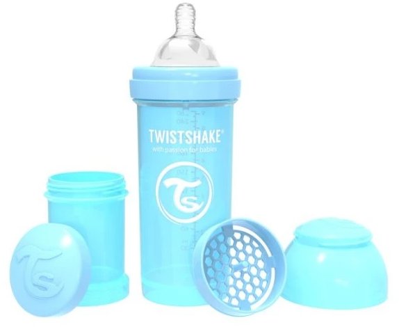 TWISTSHAKE Anti-Colic 2m+ modrá, 260 ml