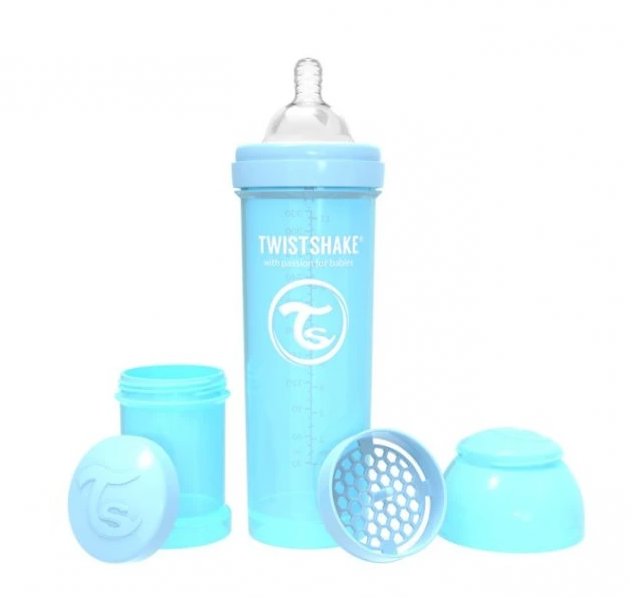 TWISTSHAKE Anti-Colic 4m+ modrá, 330 ml