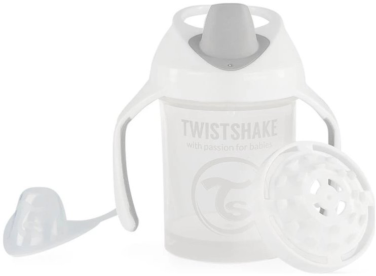 TWISTSHAKE Hrnek učicí 230 ml Bílá