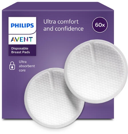 Philips AVENT SCF254/61 Prsní vložky jednorázové, 60 ks