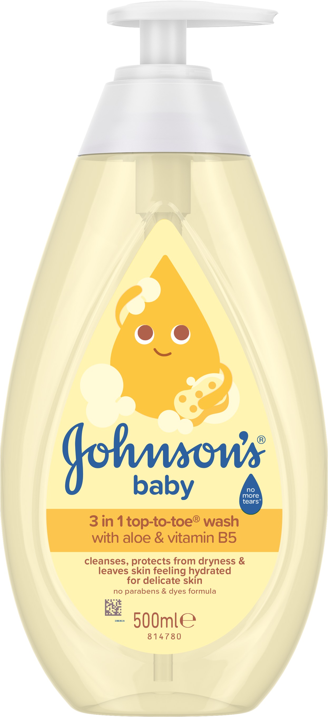 JOHNSON'S BABY mycí gel pro tělo a vlásky 500 ml