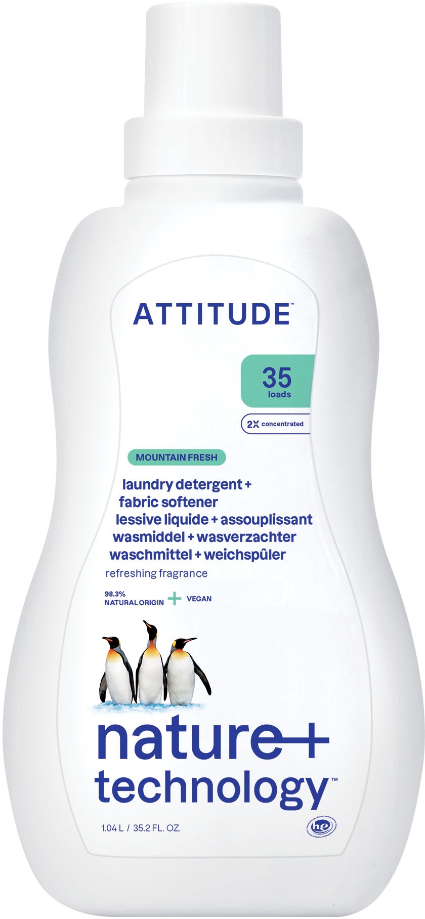 ATTITUDE 2v1 s vůní Mountain Essentials 1,05 l