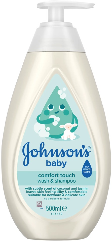 JOHNSON'S BABY Cottontouch koupel a mycí gel 2v1 500 ml