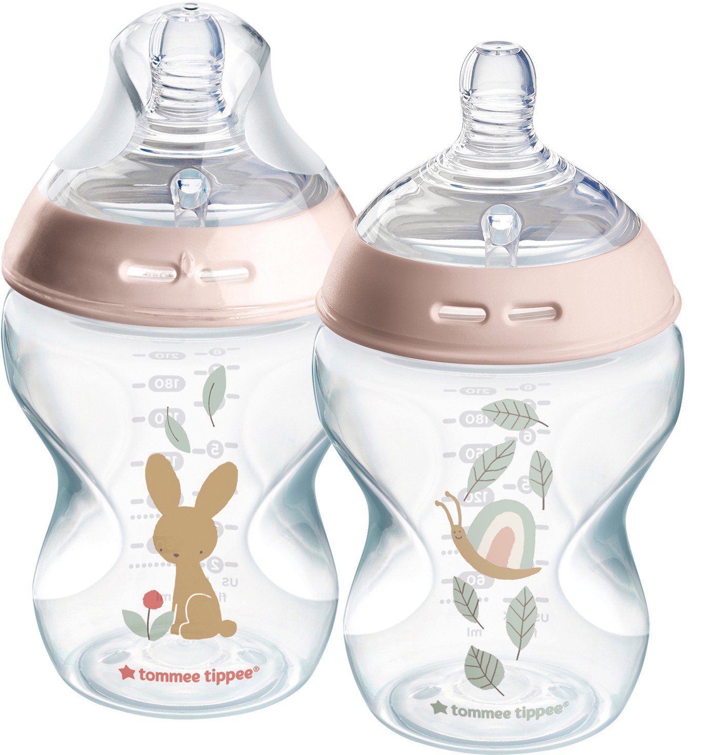 Tommee Tippee Natural Start samosterilizační kojenecká lahev ANTI-COLIC savička 260 ml, 0m+, 2 ks