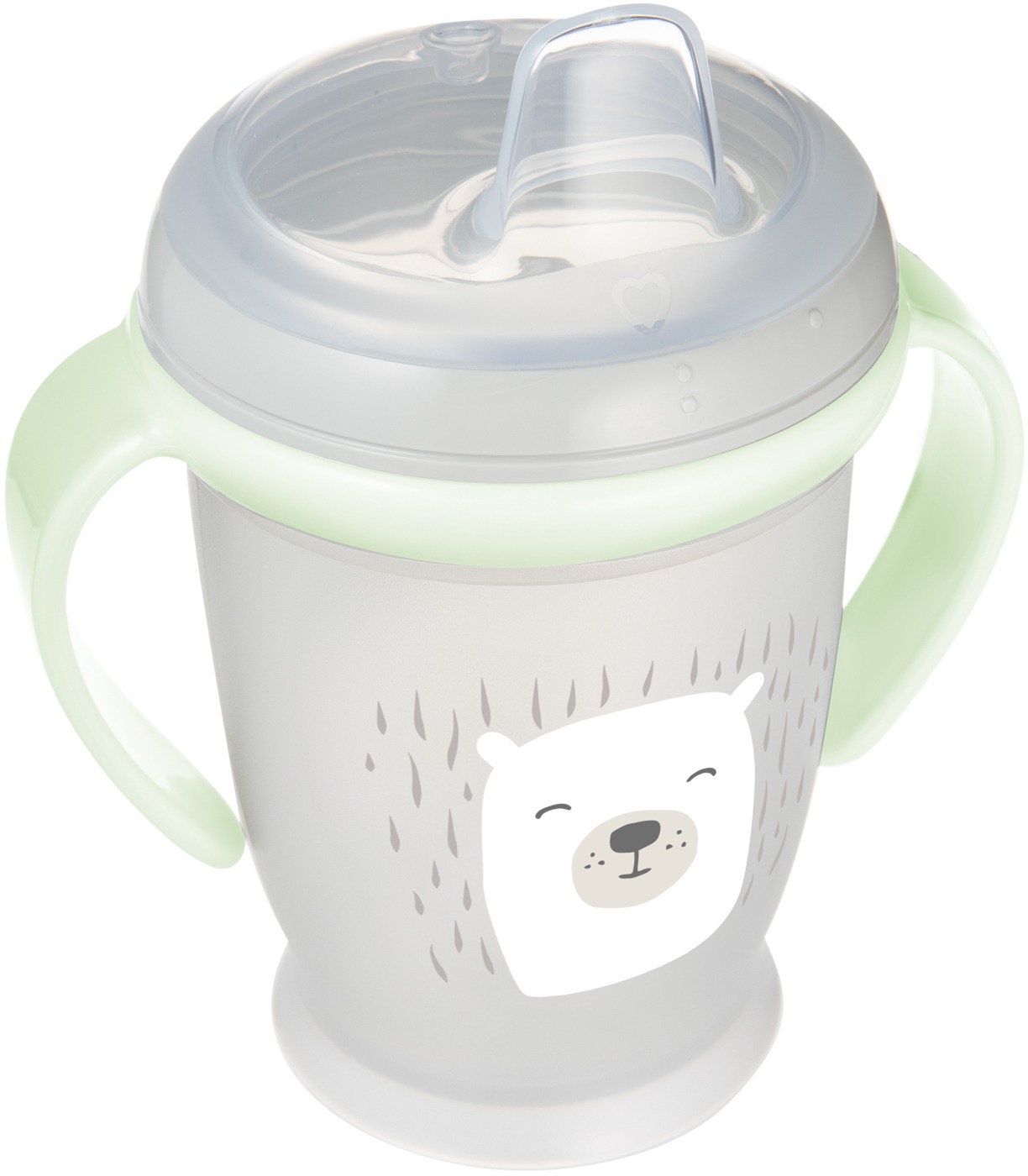 LOVI Hrneček nevylévací se svítícími úchyty BUDDY BEAR 250ml 6m+