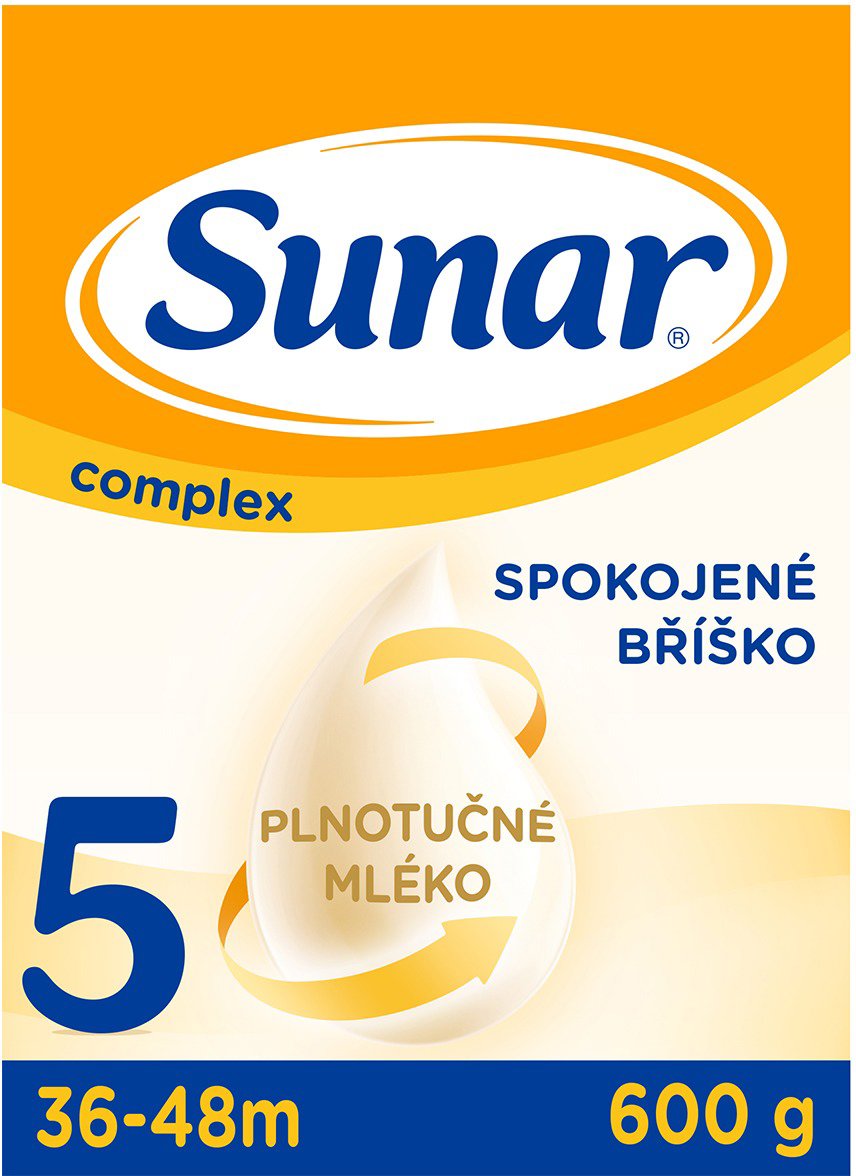 Sunar Complex 5 dětské mléko, 600 g