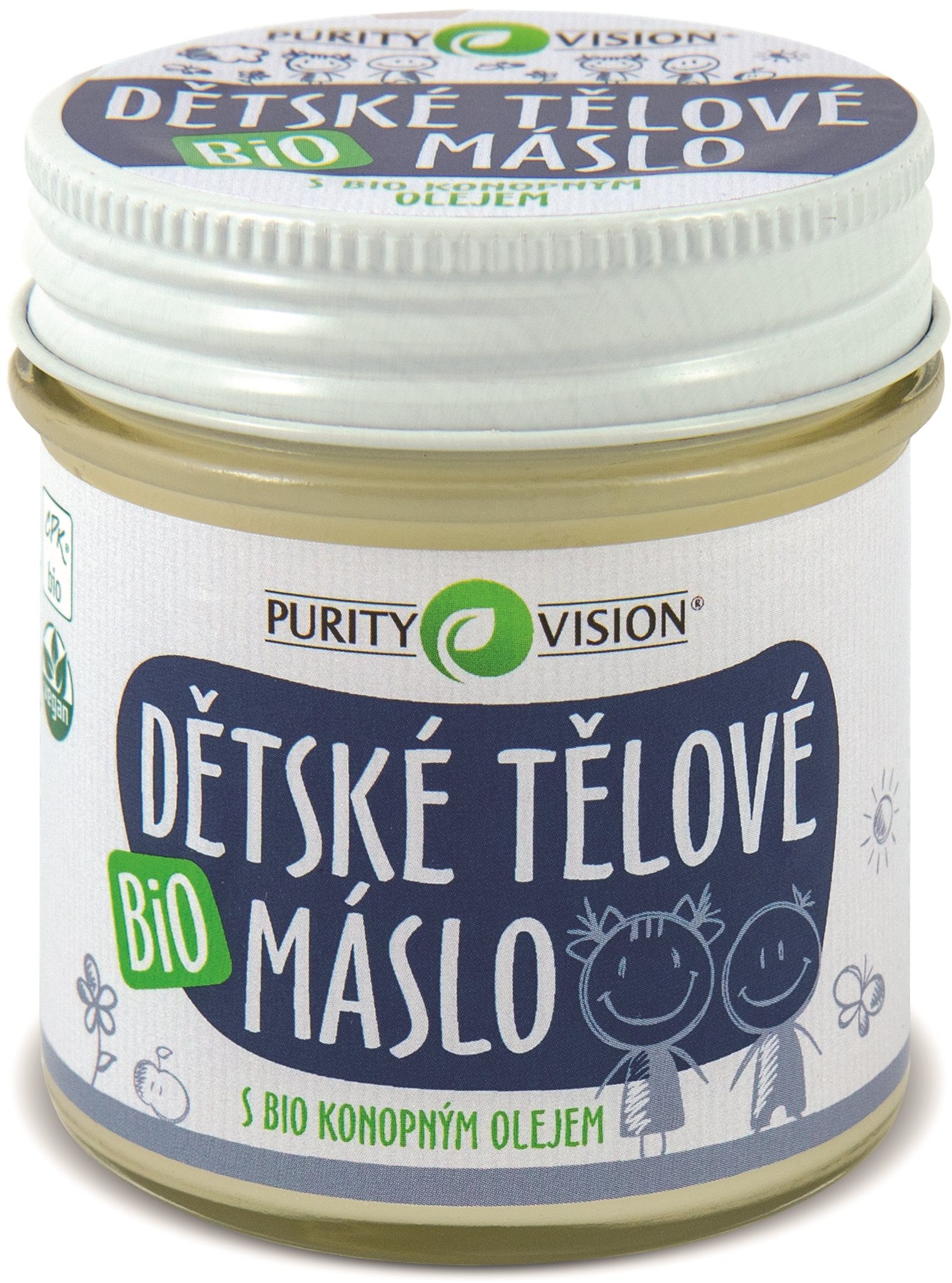 PURITY VISION Bio Dětské tělové máslo 120 ml