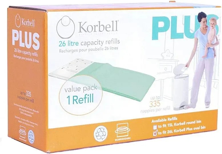 Korbell Náhradní náplně Plus 26 l / 52 cm