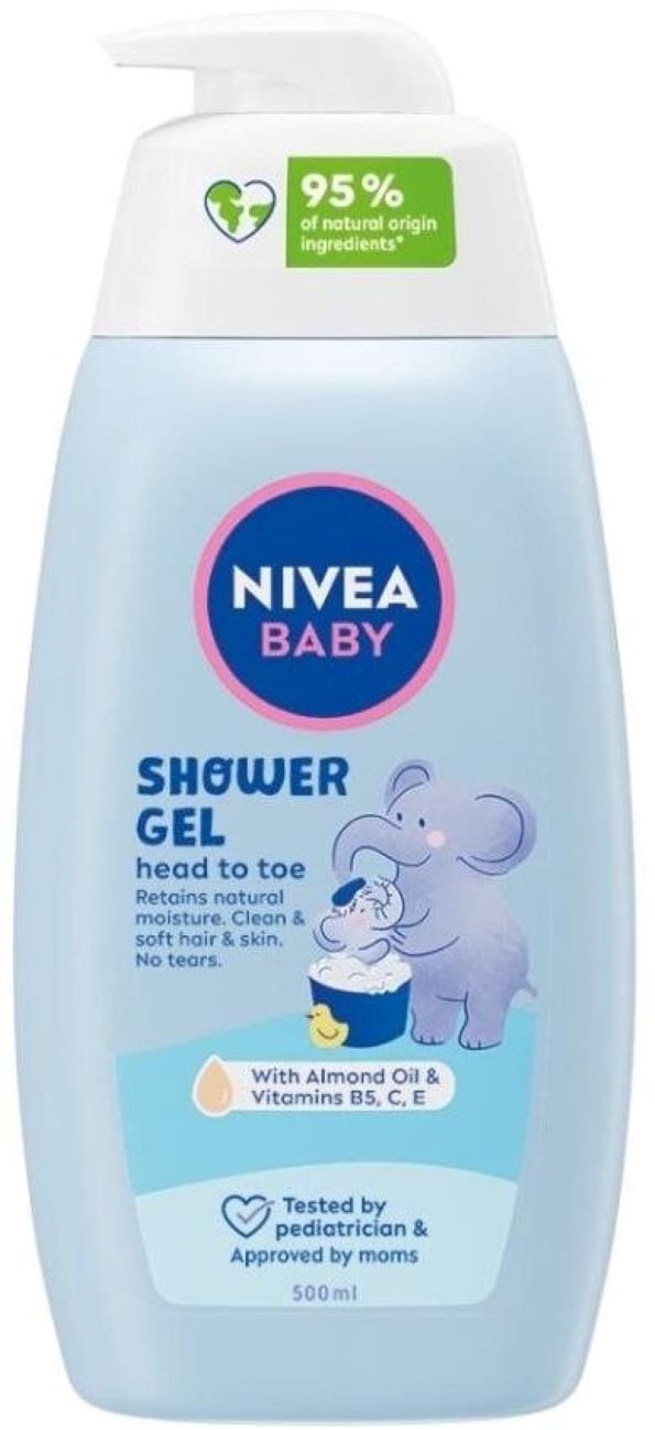 NIVEA Baby sprchový gel pro celé tělo a vlásky 500 ml