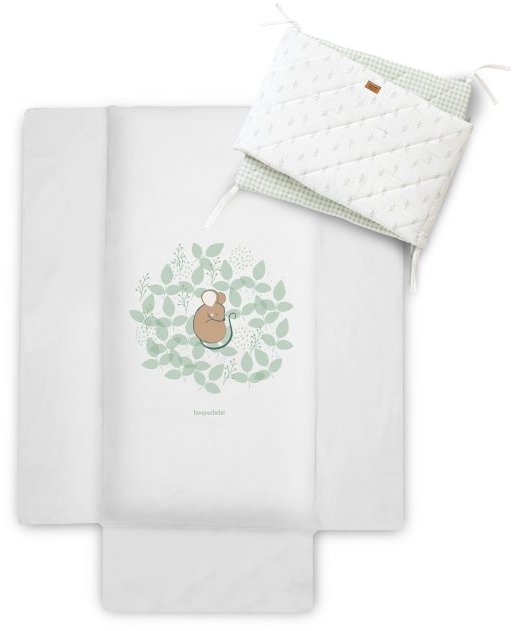 Bonjourbébé 2dílný bavlněný set do postýlky Spring Cottage 0 m+