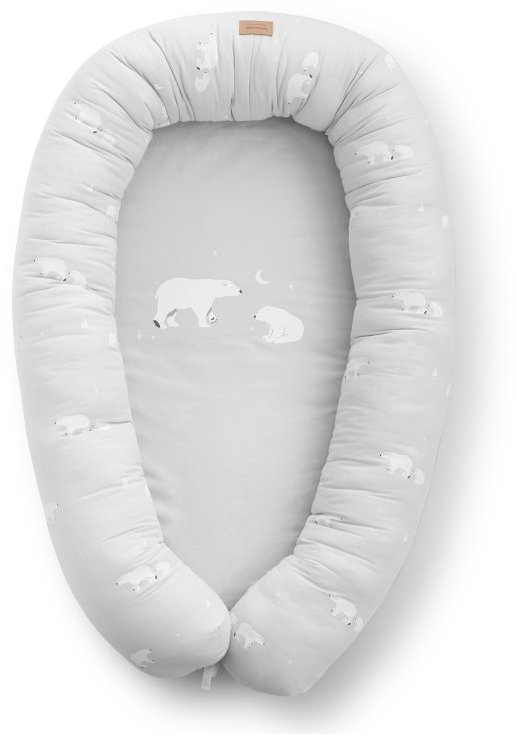 Bonjourbébé Bavlněné hnízdečko XL Polaris Grey