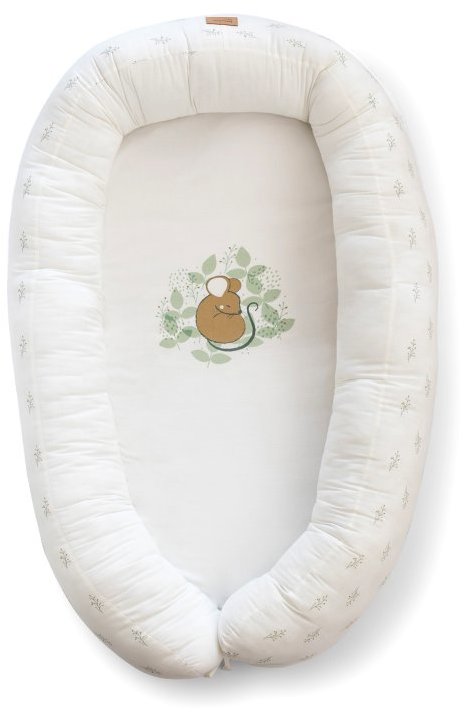 Bonjourbébé Bavlněné hnízdečko XL Spring Cottage