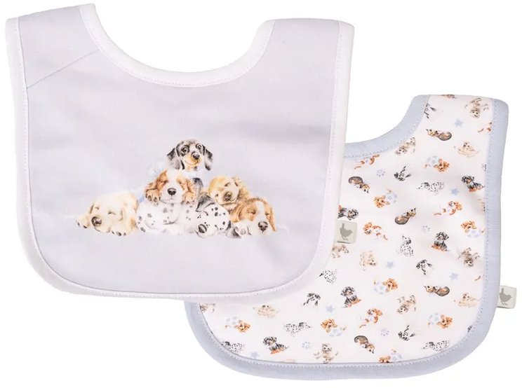 Wrendale Designs Set bryndáků 2 ks, Štěňátka
