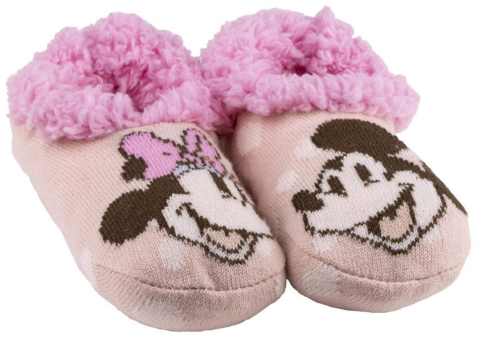 Cerda Domácí capáčky s kožíškem Disney Minnie