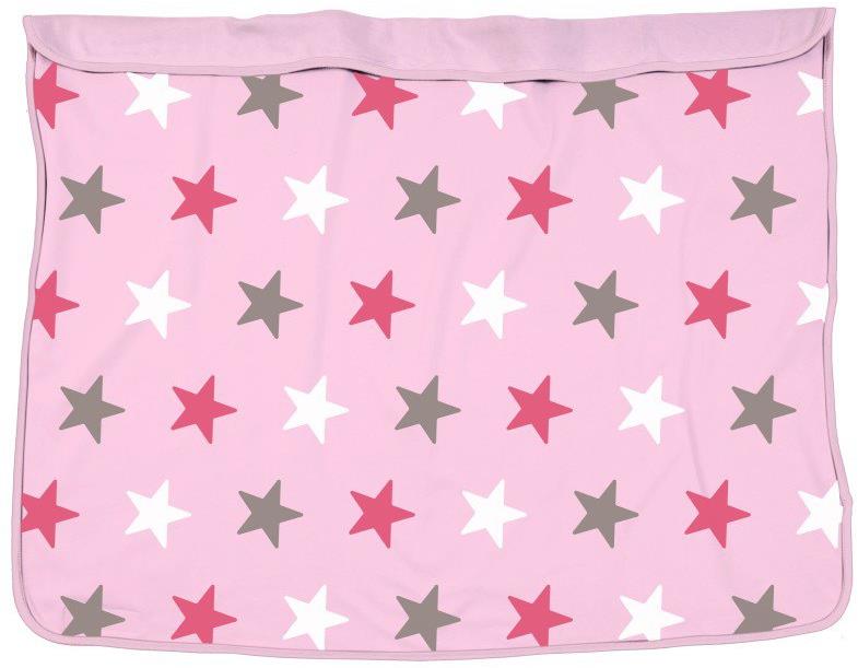 Dooky Blanket Baby Pink / Pink Stars
