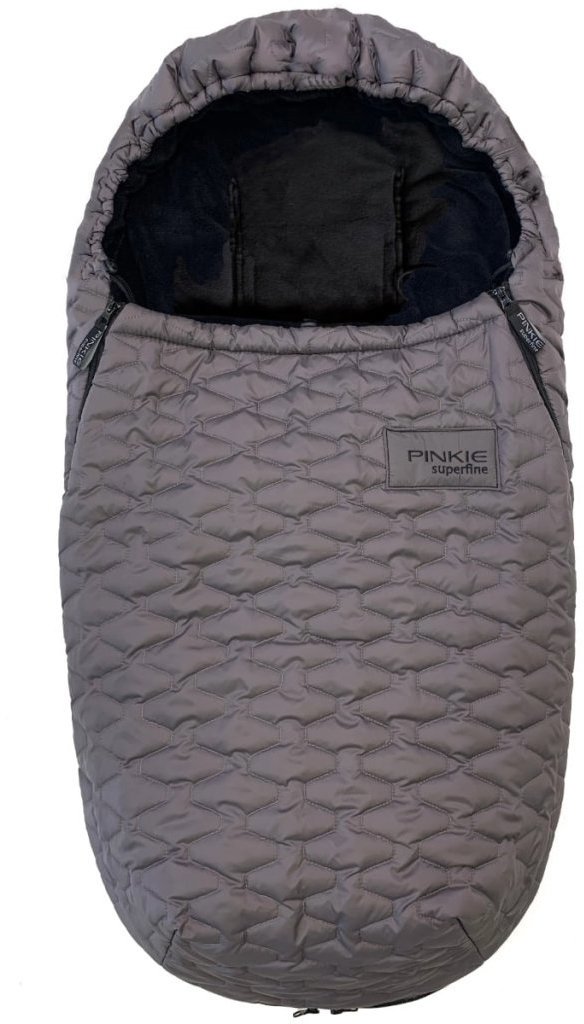 Pinkie Superfine Zimní fusak péřový Dark Grey
