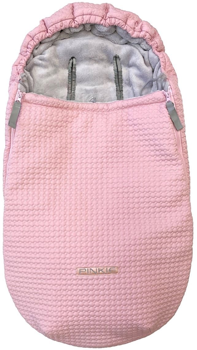 Pinkie Zimní fusak Small pink comb 0-12 měsíců, podélné otvory