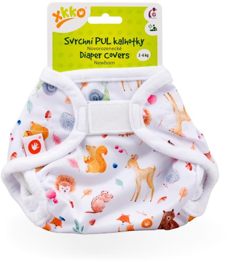 KIKKO Svrchní PUL kalhotky XKKO Wild Forest - Newborn