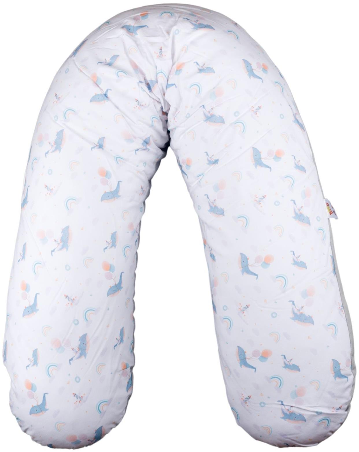 XKKO Lux Velký kojící polštář Sky Whale