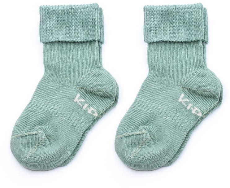 KipKep Dětské Stay-on-Socks 6-12m 2 páry Pale Green