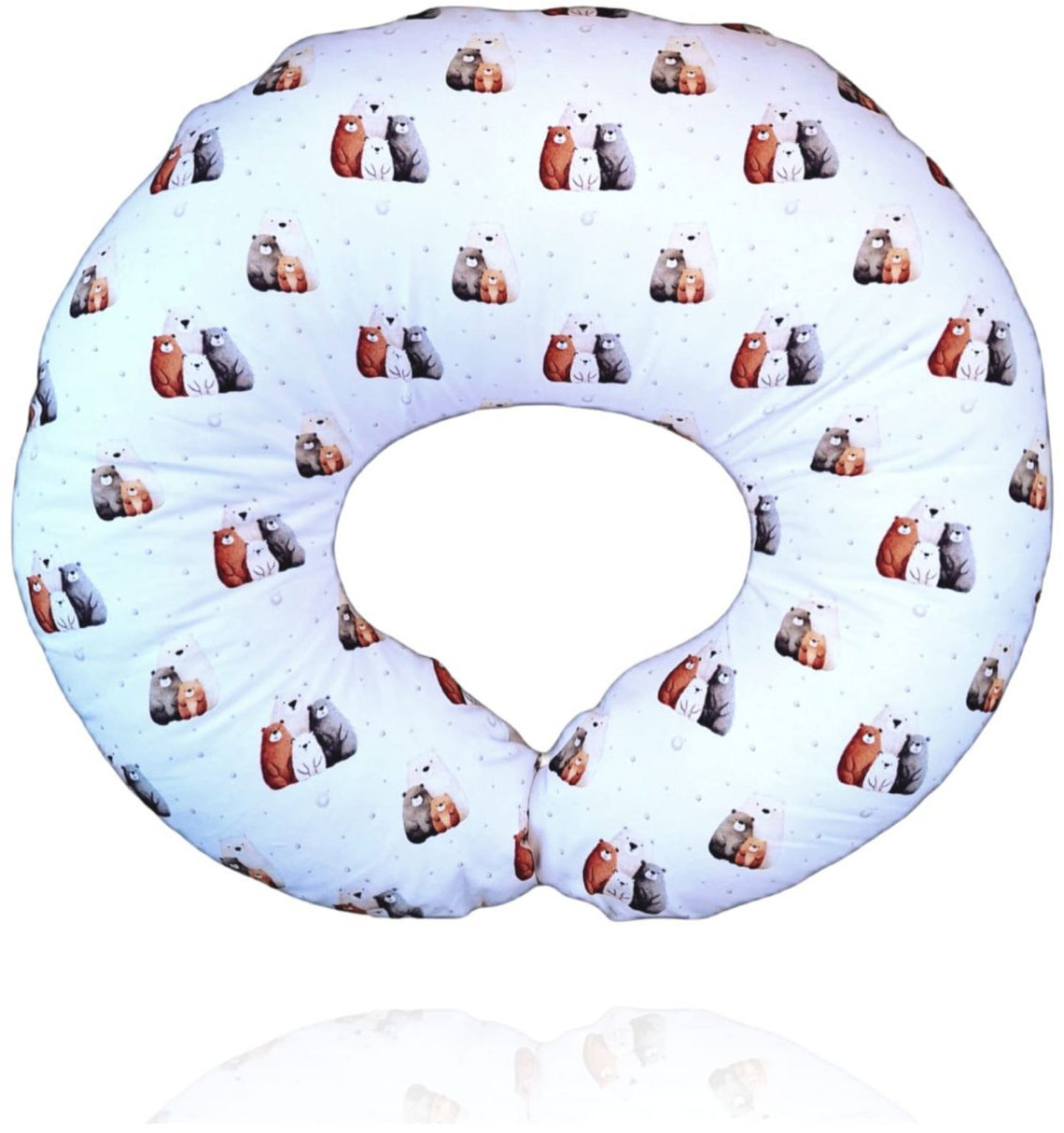 XKKO LUX Malý kojící polštář, Bear Family