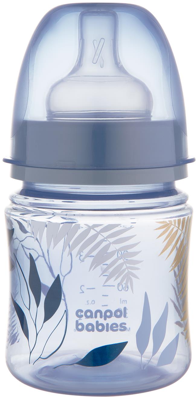 Canpol babies Antikoliková láhev EasyStart Gold 120 ml modrá