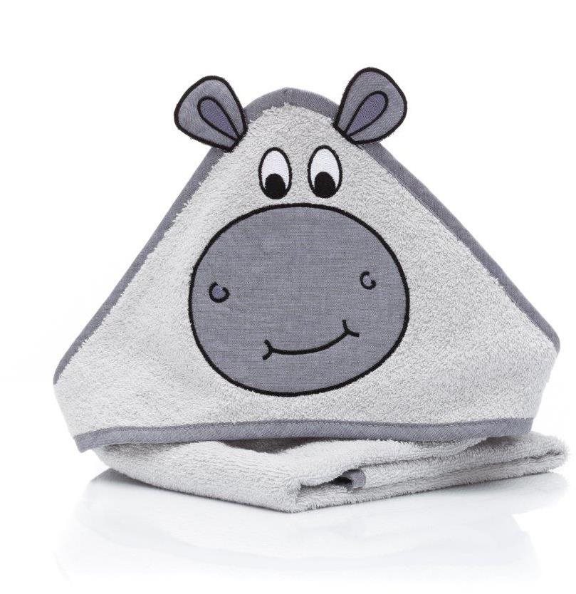 Osuška s kapucí Hippo 75 × 75 cm
