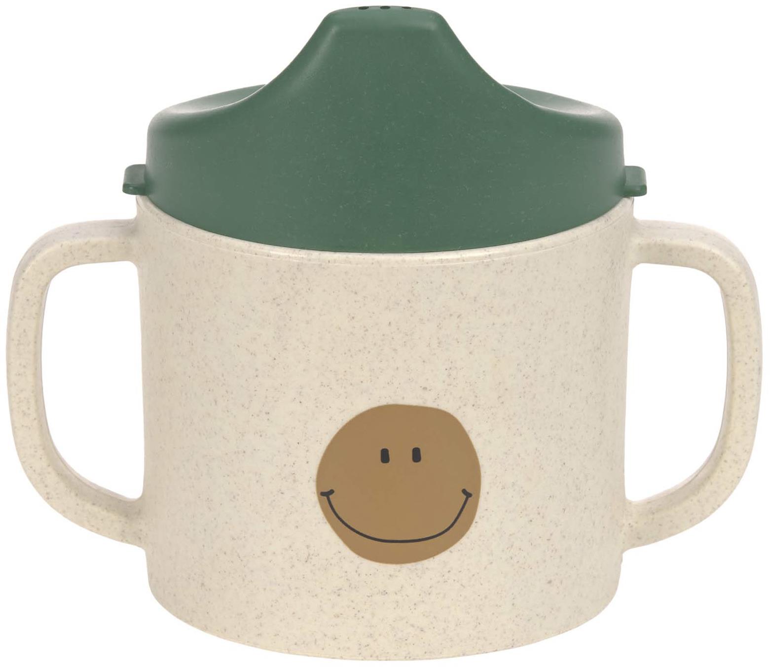 Lässig Sippy Cup PP/Cellulose Happy Rascals Smile green